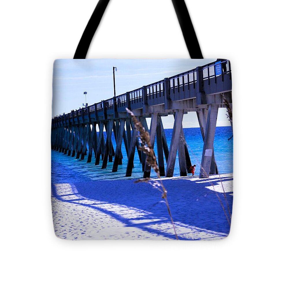 Navarre Beach Pier - Tote Bag