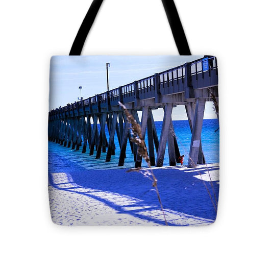Navarre Beach Pier - Tote Bag