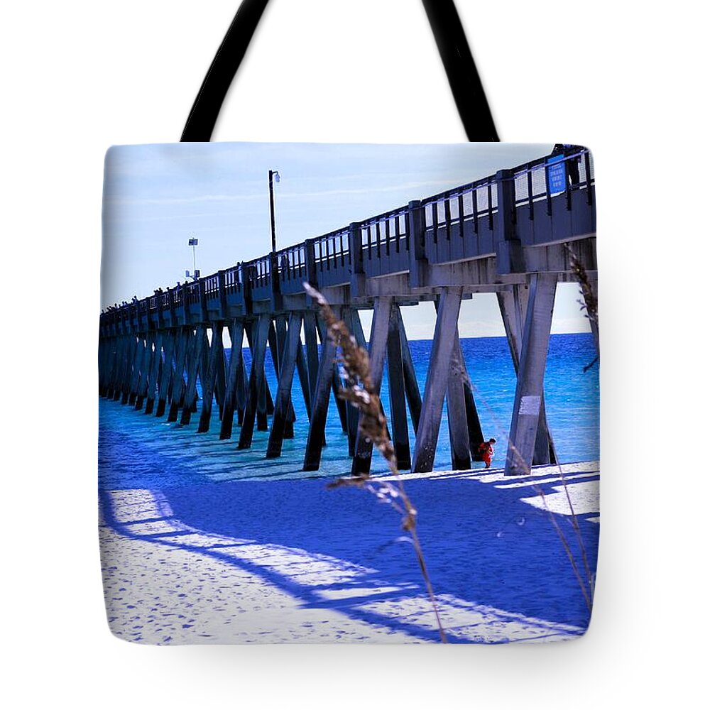 Navarre Beach Pier - Tote Bag