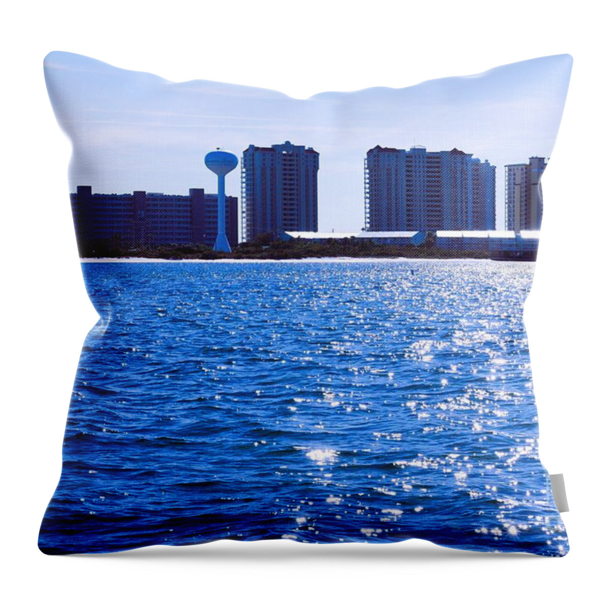 Navarre Beach Sound - Throw Pillow