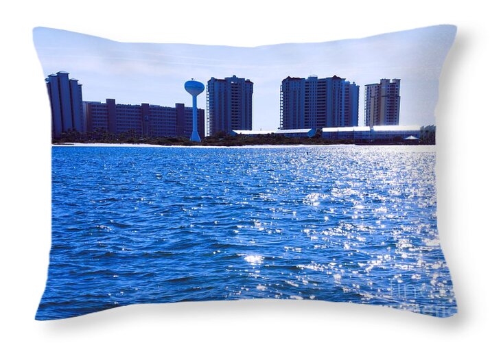 Navarre Beach Sound - Throw Pillow