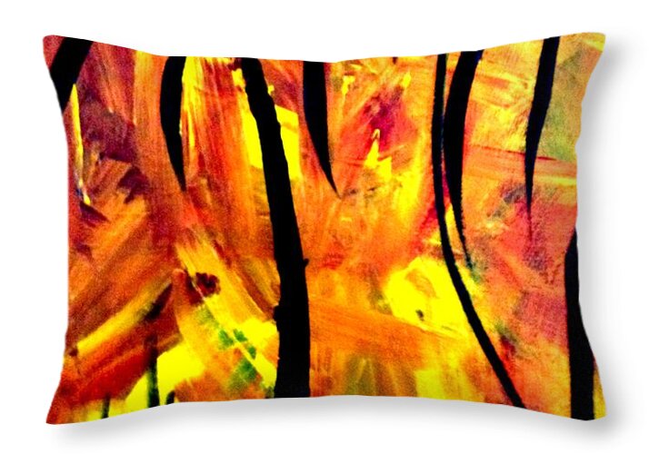 Palms aFire - Throw Pillow