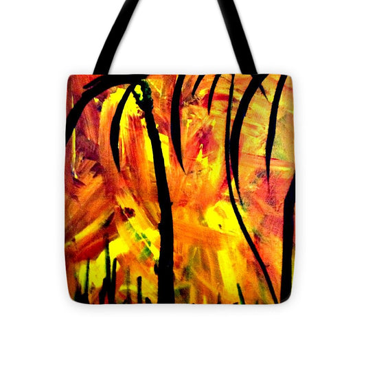Palms aFire - Tote Bag