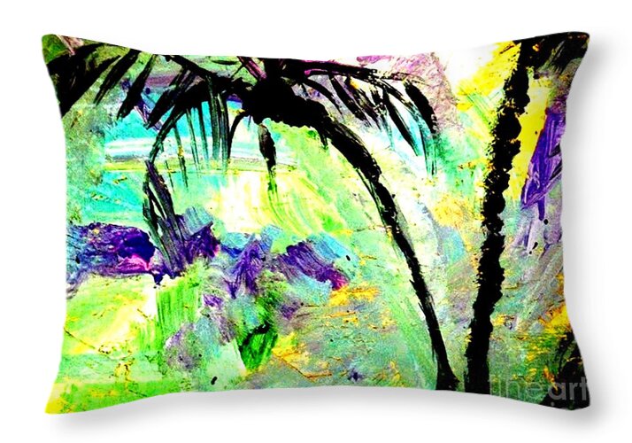 Palms in Color - Throw Pillow