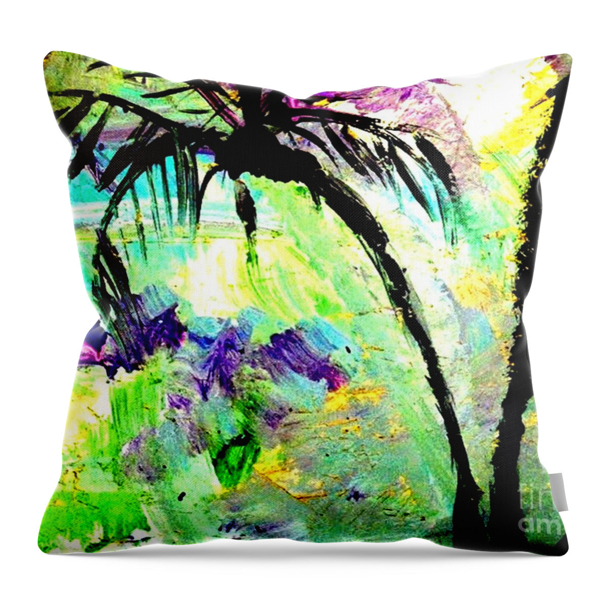 Palms in Color - Throw Pillow