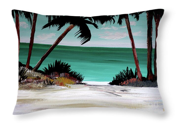 Palms of Santa Rosa - Throw Pillow