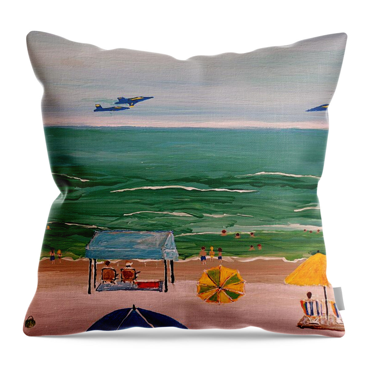 Pensacola Beach Florida - Throw Pillow