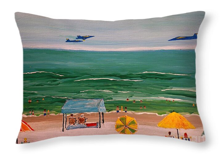 Pensacola Beach Florida - Throw Pillow