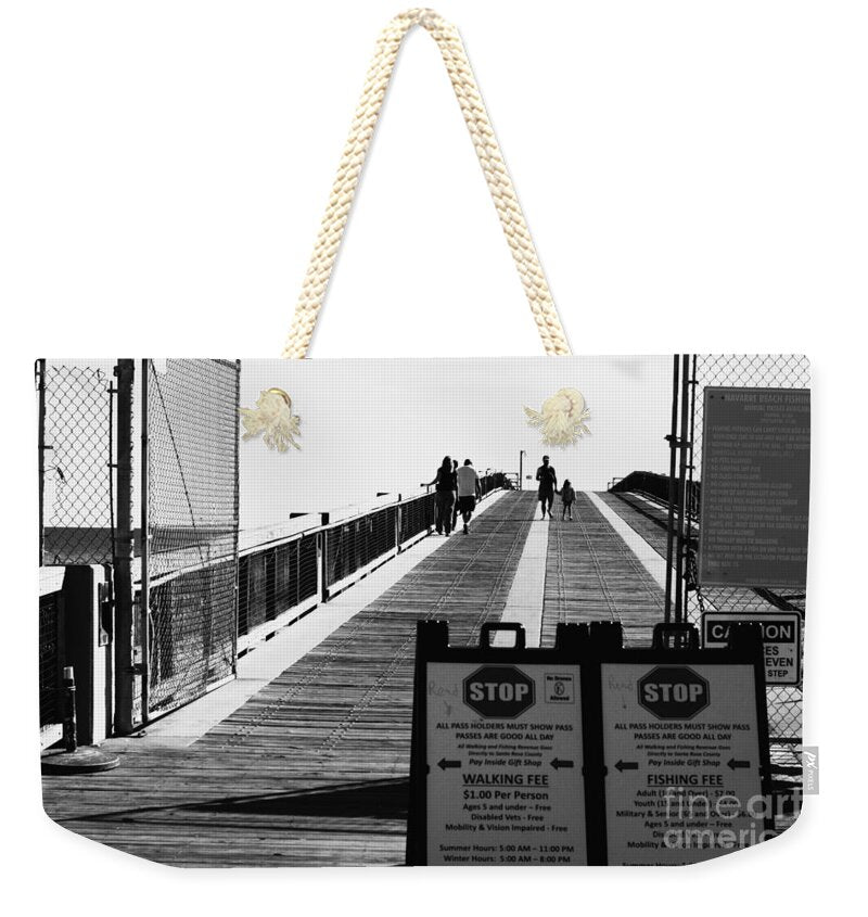 Navarre Florida Pier Entrance - Weekender Tote Bag