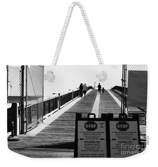 Navarre Florida Pier Entrance - Weekender Tote Bag