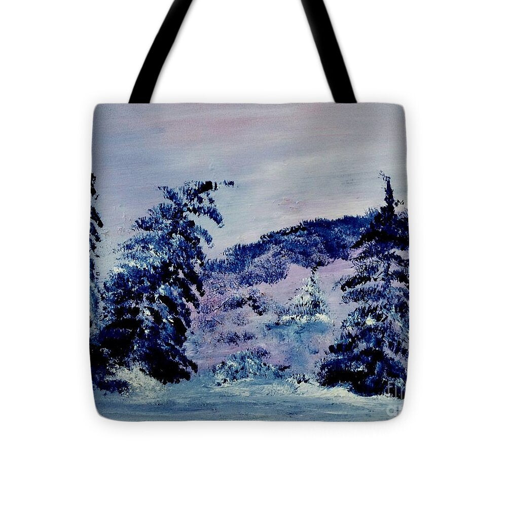 Pine and Snow - Tote Bag