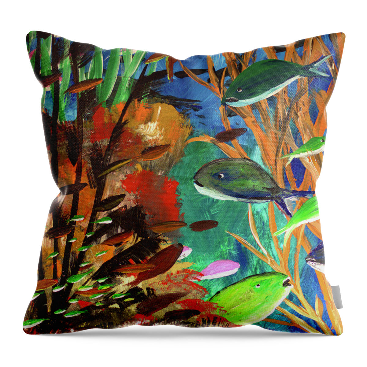 Reef of Fun - Throw Pillow