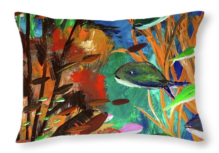 Reef of Fun - Throw Pillow