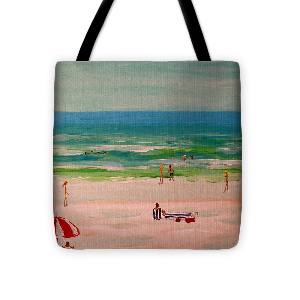 Relaxing Day at the Beach - Tote Bag