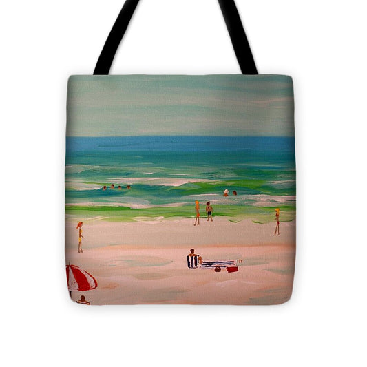 Relaxing Day at the Beach - Tote Bag