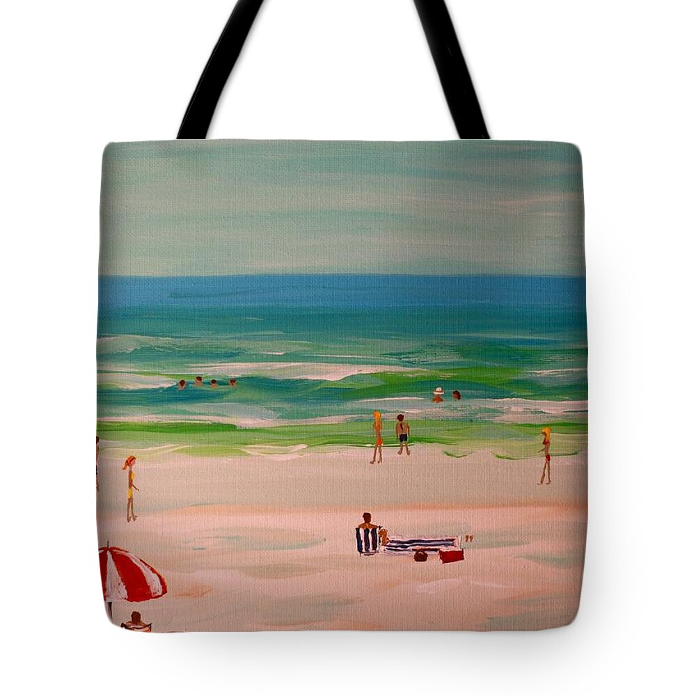 Relaxing Day at the Beach - Tote Bag