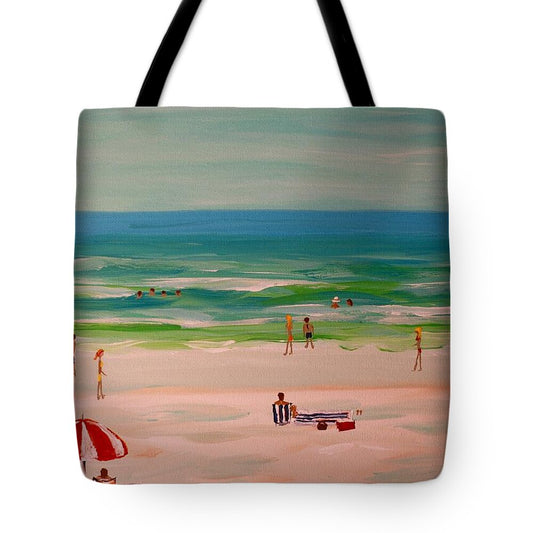 Relaxing Day at the Beach - Tote Bag