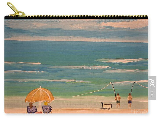Relaxing Day by the Ocean - Zip Pouch