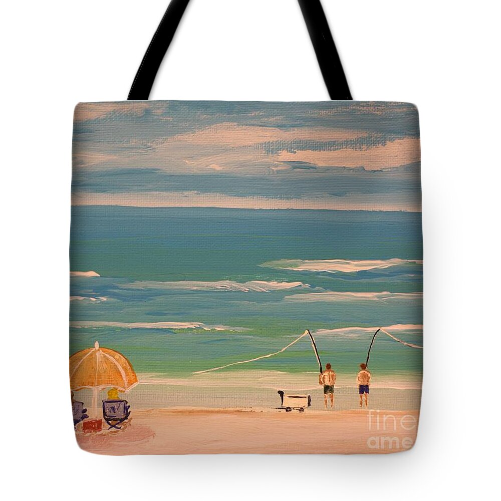 Relaxing Day by the Ocean - Tote Bag