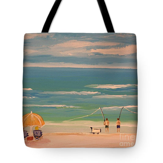 Relaxing Day by the Ocean - Tote Bag
