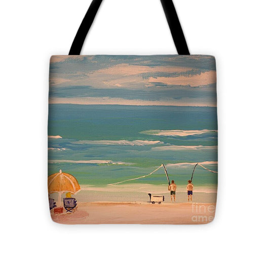 Relaxing Day by the Ocean - Tote Bag
