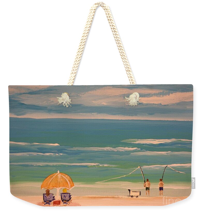 Relaxing Day by the Ocean - Weekender Tote Bag