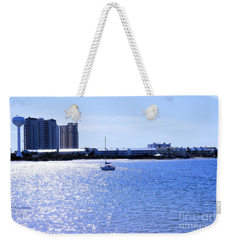 Sailboat on the Sound Navarre Beach - Weekender Tote Bag