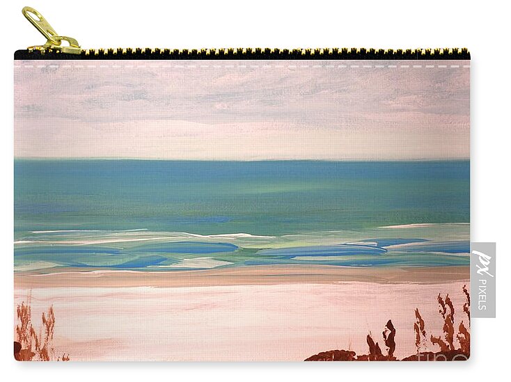 Serene Coastal Landscape - Zip Pouch