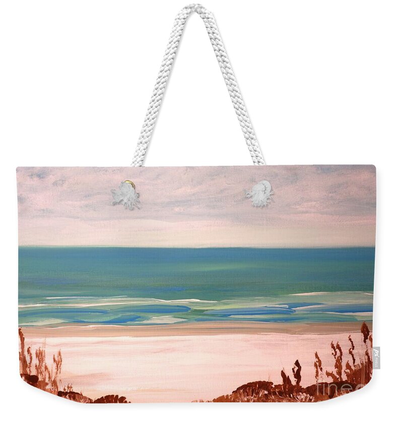 Serene Coastal Landscape - Weekender Tote Bag
