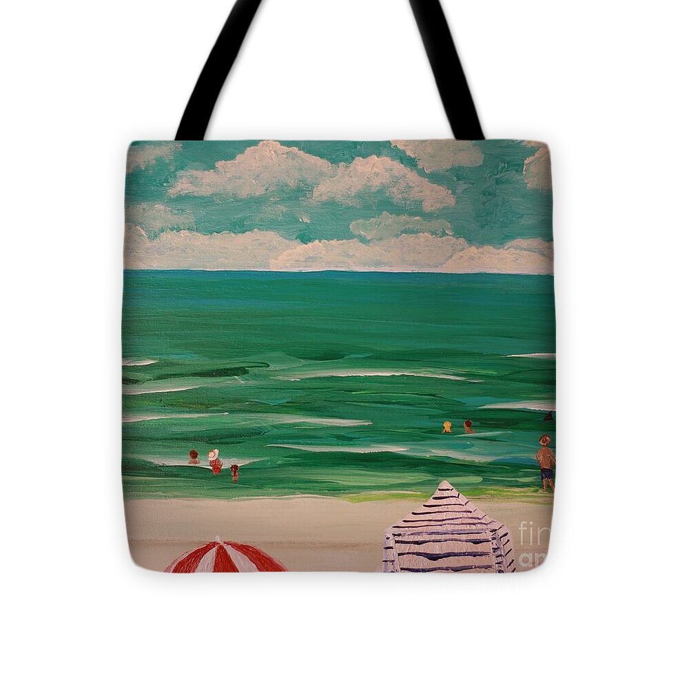 Serene Day at the Beach - Tote Bag