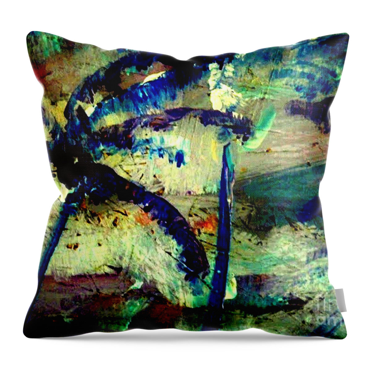Shade's of Palms - Throw Pillow