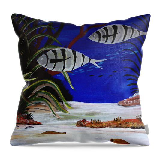 Sheep Head - Throw Pillow