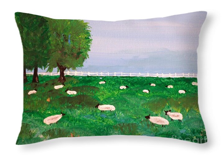 Sheep Little Bo-Peep - Throw Pillow