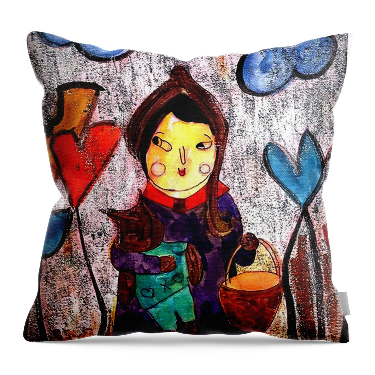 Sheree and Yn0t - Throw Pillow