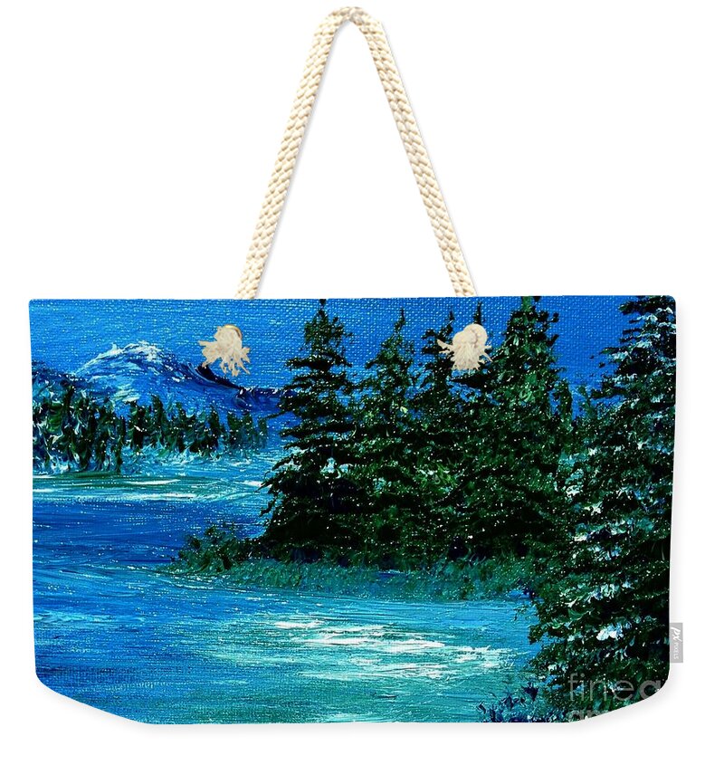 Snow In The Woods - Weekender Tote Bag