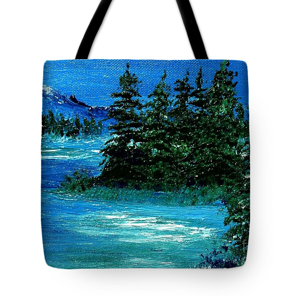 Snow In The Woods - Tote Bag
