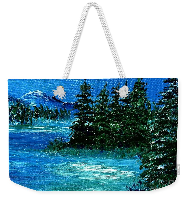 Snow In The Woods - Weekender Tote Bag