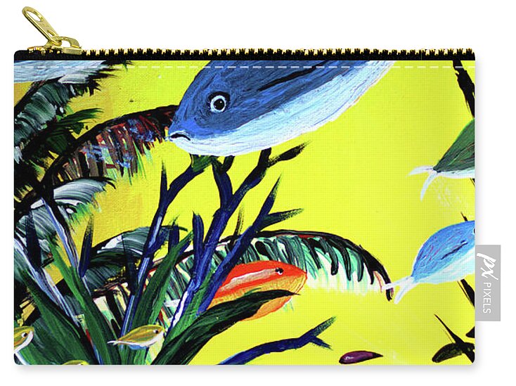 Sun and Fish - Zip Pouch