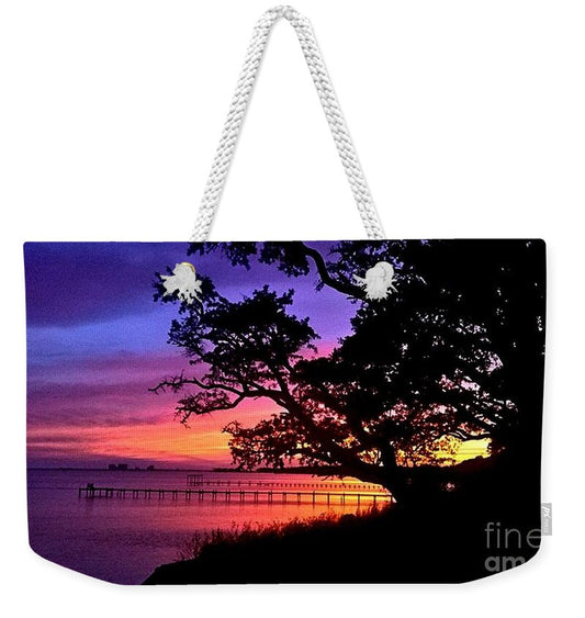Sunset on the Sound - Weekender Tote Bag
