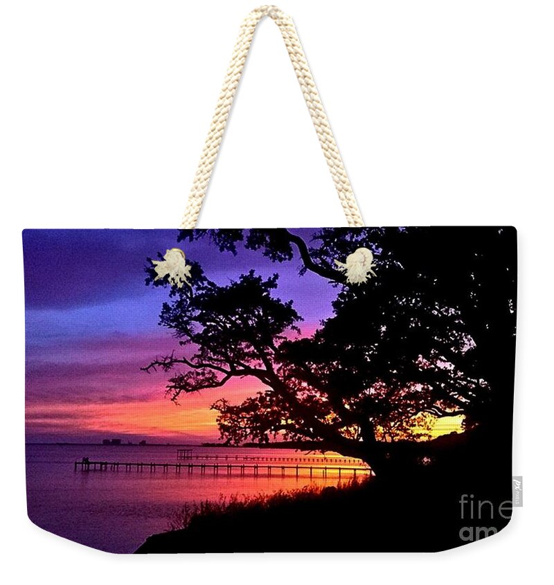 Sunset on the Sound - Weekender Tote Bag