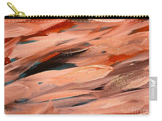 Swirling Hues of Autumn - Zip Pouch