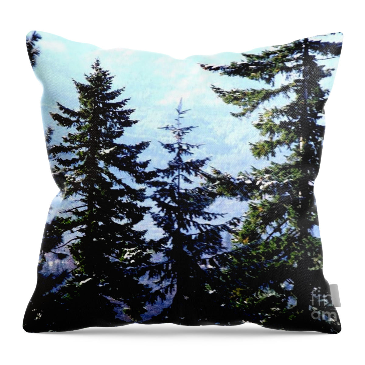 Tall Pines - Throw Pillow