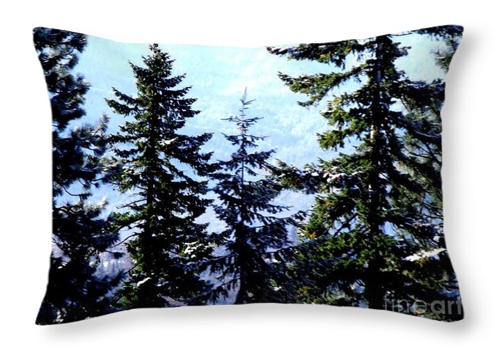 Tall Pines - Throw Pillow