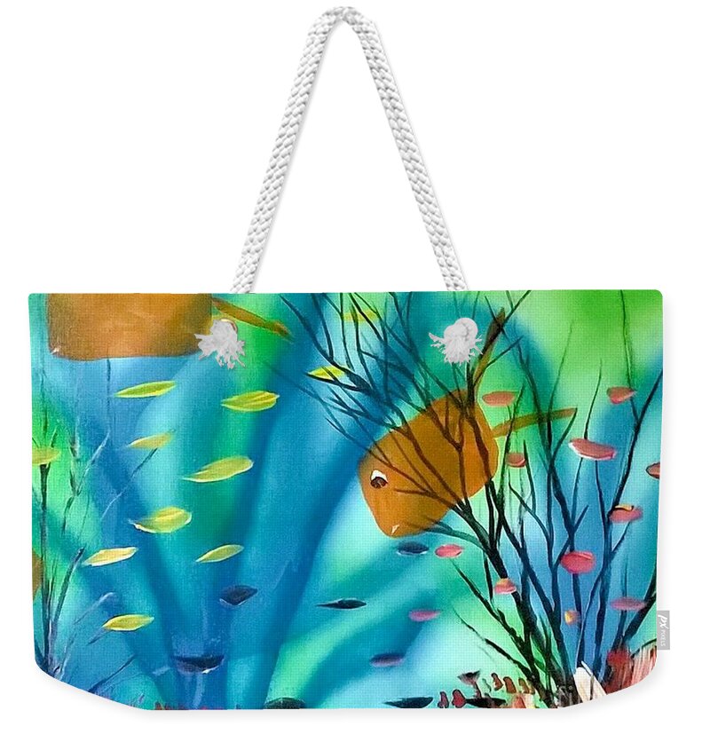 Tan Fish - Weekender Tote Bag