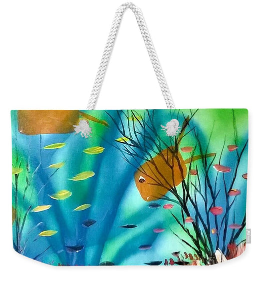 Tan Fish - Weekender Tote Bag