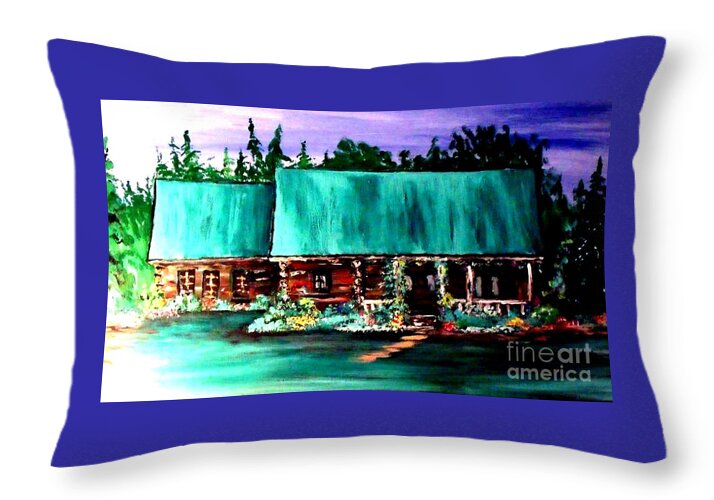 Tennessee Cabin - Throw Pillow