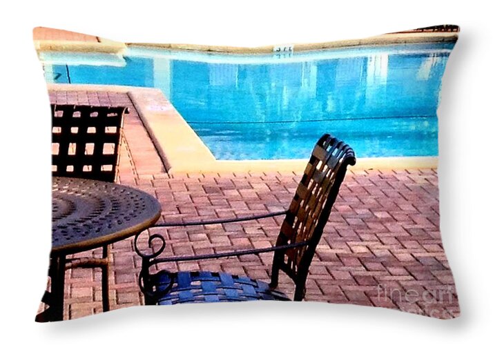 The Pool - Throw Pillow
