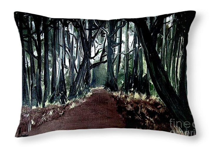 The Road Is Long - Throw Pillow