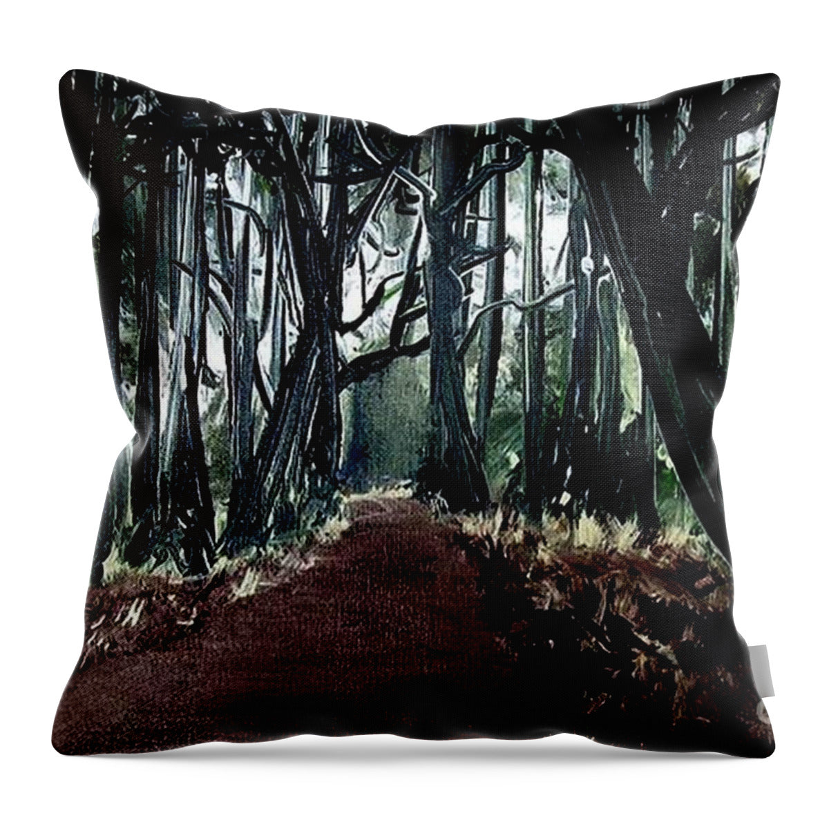 The Road Is Long - Throw Pillow