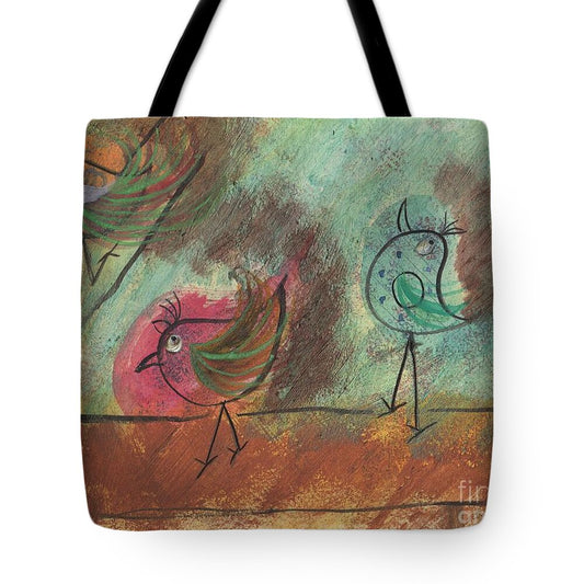 Three Birdies - Tote Bag